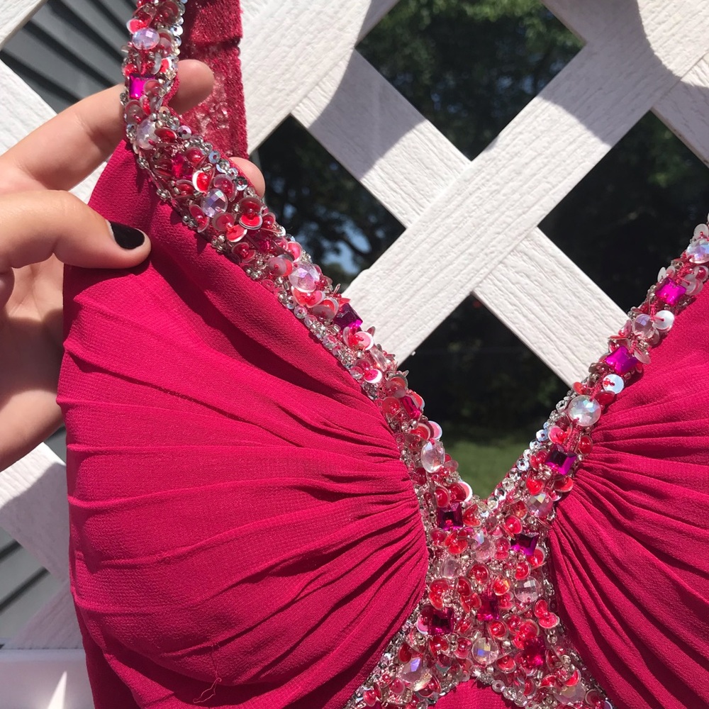 Pink prom dress never worn - Picture 3 of 6